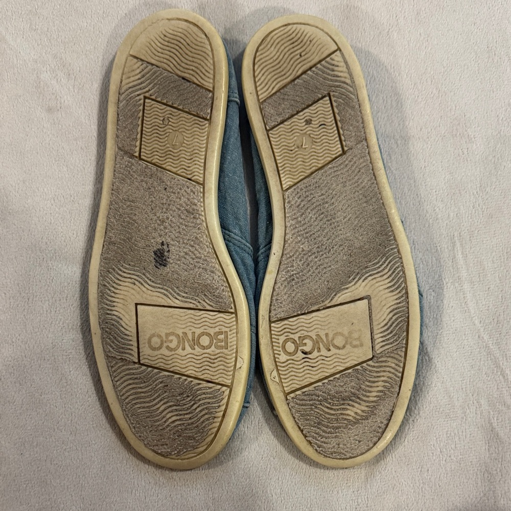 BONGO Women’s Denim Blue Moccasins - Picture 2 of 5